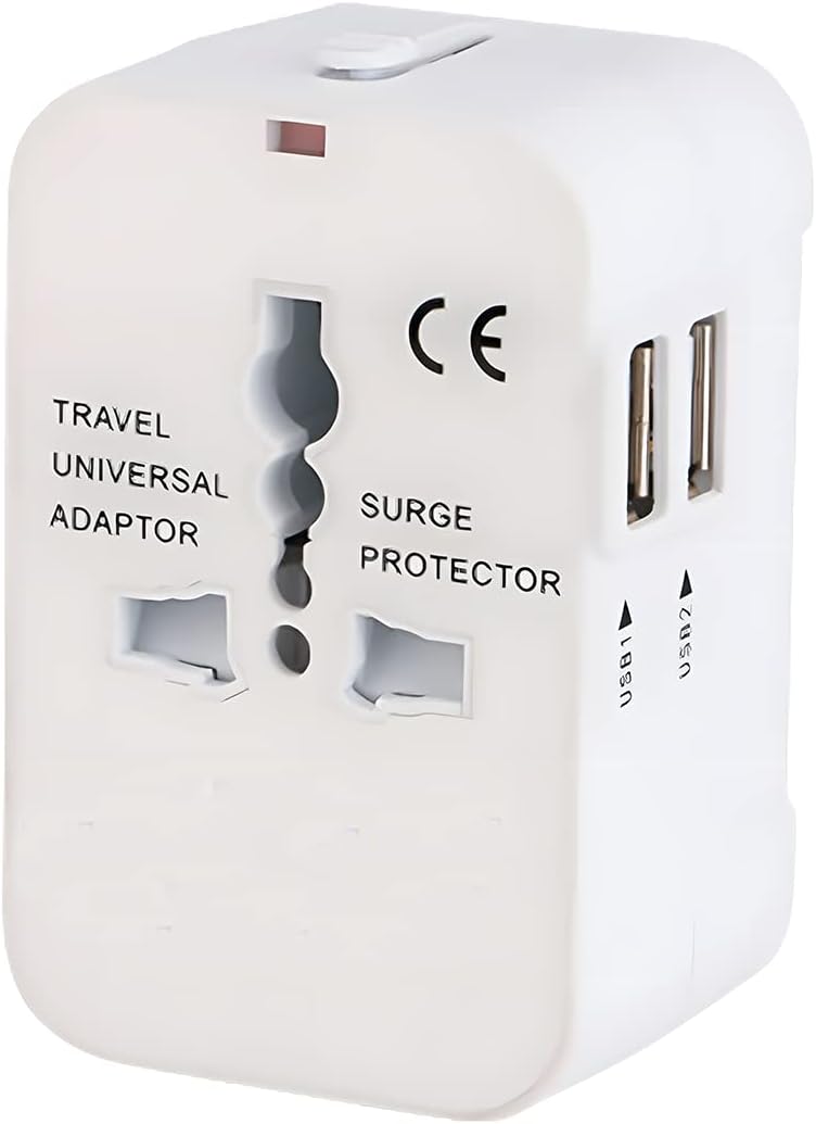 Travel Adapter, International Adapter, Global AllinOne Universal Plug