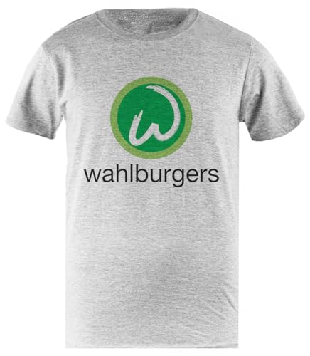 Tambootee Wahlburgers Resto Active Camiseta Gris para Hombre, Camisa Sencilla De Algodón para Hombre