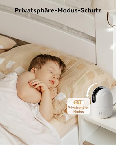 Imou Überwachungskamera Innen mit 2K Dual-Objektiv, 2.4GHz/5GHz WLAN, Personen-/Haustiererkennung, Farbnachtsicht, 360° PTZ Kamera Überwachung Innen, Auto Tracking, 2-Wege-Audio, Sirene,Privater Modus