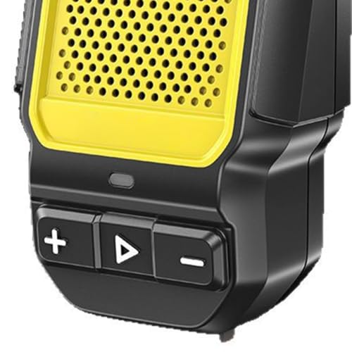 Mini enceinte portable noire extérieure autonome avec fixation clip - 6