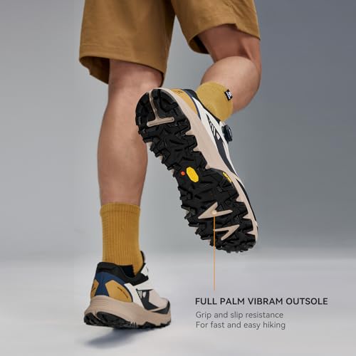 KAILAS Men's Kuocang BOA Hiking Shoe FLT Waterproof V Sole Non-Slip Shoes Lightweight Breathable Low Height Outdoor Trailing Trekking Shoes4