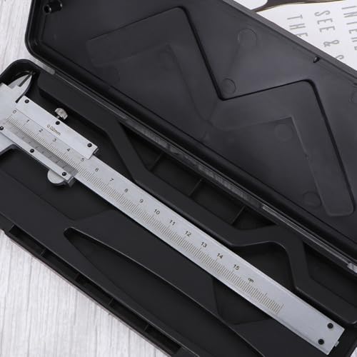 Calibrador Vernier de Acero Carbono con Tornillo de Bloqueo miniatura 4