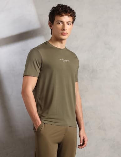 Image of U.S. Polo ASSN. Mens PE005 Premium Supima Cotton Breathable Lounge T-Shirt
