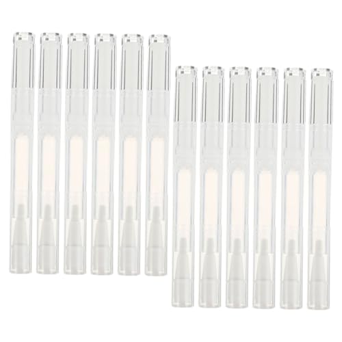 Cabilock 15 Bolígrafos Vacíos Transparentes para Aceite de Uñas 3Ml Aplicadores Recargables para Brillo Labial y Pestañas Envases Cosméticos Reutilizables y Herméticos para Uso