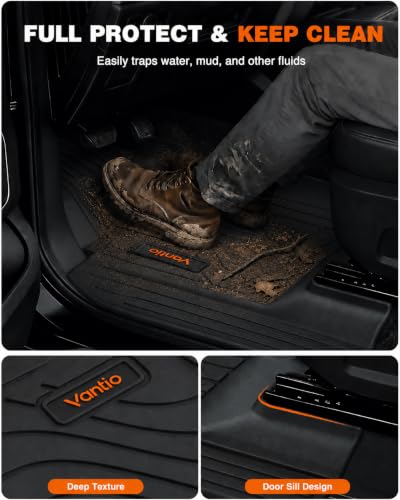 Image of Floor Mats for Toyota Tacoma 2024 2025 2026 Double Cab Auto Tran Gas