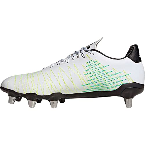 adidas Kakari (SG), Chaussures de Rugby Mixte, Noir/Blanc (Ftwbla Negbás Negbás), 44 2/3 EU