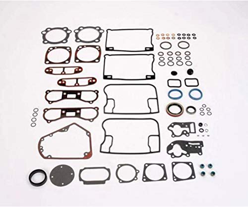 James Gaskets Complete Gasket Kit with Metal Base Rocker Cover Gaskets for Harl