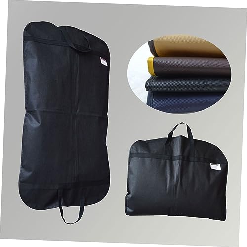 2pcs Hanging Closet Organizer Suit Protector Garment Bags Dress Storage Bag Zipper Lightweight Portable Pouch3