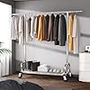 Amazon.com: HOKEEPER Clothing Racks Heavy Duty Clothes Rack Adjustable ...
