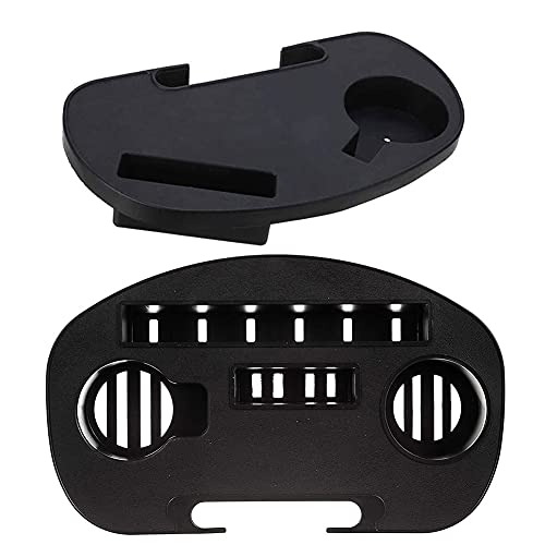 Clip on Camping Chair Side Table Sun Lounger Tray Beach Storage Tidy with Mobile Device Slot Snack Tray for Camping Beach Fishing Garden Indoor Outdoor - Image 3