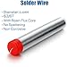 WYcYcW 3Pcs Solder Wire 63/37,High Purity Tin Rosin Core Solder for Electronic Electrical Soldering Components Repair,Low Residue(0.6mm27g)