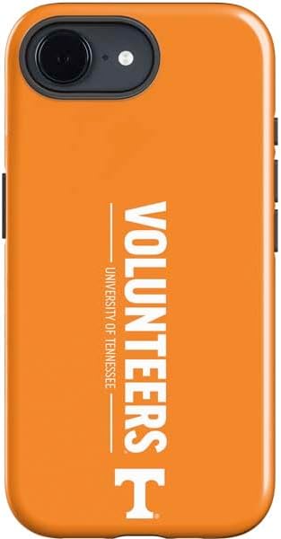 Skinit Impact Phone Case Compatible with iPhone 16e - Officially Licensed University of Tennessee-Knoxville T Logo Vols on Gray Design