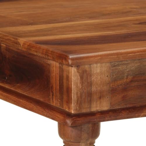 Mesa de bistró lacada resistente de madera maciza para interiores 7