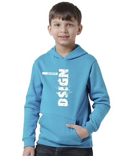 Image of KYDA KIDS Boys 100% Cotton Hooded Neck Long Sleeve Sweatshirt with Hoodies Winter Wear