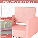MIMWOW 4 Pcs Salon Chair Cover, Clear Barber Salon Chair Back Covers, Plastic Chair Covers Protectors for Most Standard Salon Chairs Office Chairs, Prevents Damage to Salon Spa Chair, Pink