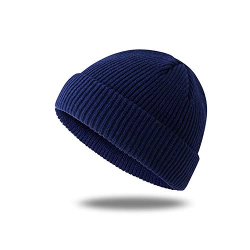 CLAPE-sans-Bord-Docker-Leon-Bonnet-Neuf-Urban-Style-Bord-Roule-retro-Travailleur-Marin-Casquette-Unique-Street-decontracte-Coton-Brimless-Chapeau