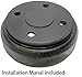 10L0L Golf Cart Rear Brake Drum fits Club Car DS 1995-up & Club Car Precedent (2004-up) Gas & Electric Models, Replaces OEM 1017911-01