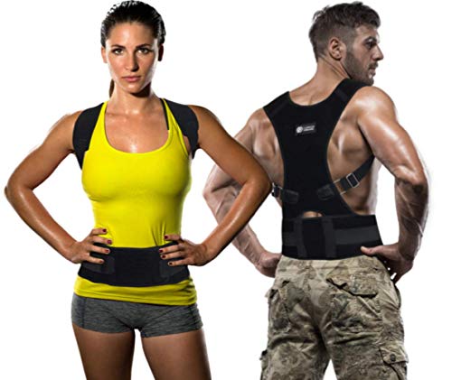 Copper Compression Posture Corrector - Guaranteed Highest Copper Content Adjustable Posture Support Back