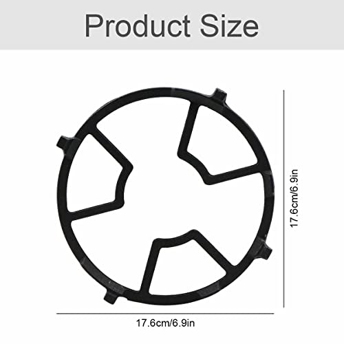 Gaskochfelder Support Wok Ring Stützring - 17,5cm Ständer aus Gusseisen Herdplatte für Gasherd, Vier- Fünfklauen Gasherd Universal, für Gaskocher Kaffeekocher Backofen Küche. 1 Stück