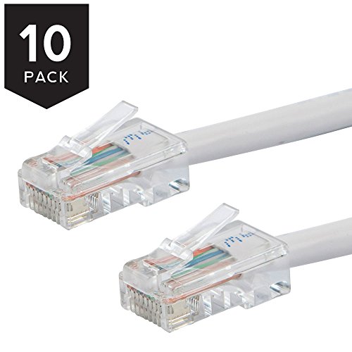 Buhbo cable de red Cat5E UTP 4 ft paquete 10 miniatura 2
