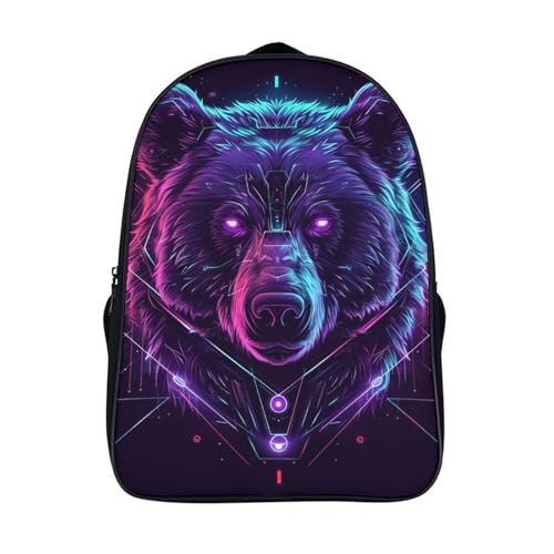 Mochilas escolares anime infantiles de oso con relieve 3D para niños y niñas