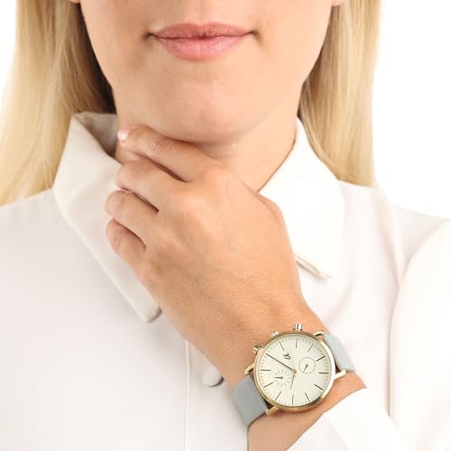 Amor Armbanduhr Unisex, Damen, Herren Quarzuhr Analog, mit veganem Apfelleder Armband, 3 bar Wasserdicht, Kommt in Uhren Geschenk Box – Bild 3