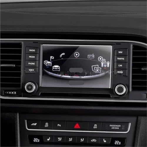 Verre trempé Seat Leon 2015-2016 6,5" : film de protection d'écran auto antichoc