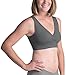 Kindred Bravely French Terry Scoopback Nursing Sleep Bra for Maternity/Breastfeeding (Large, Grey)