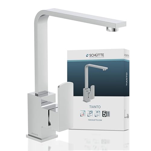 SCHÜTTE Tianto 26300 Spültischarmatur schwenkbarer Auslauf und seitl. Griff, Chrom