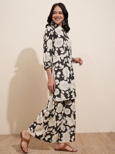 Image of Vishudh Women's Co-ord Set | Trendy Matching Set for Casual & Chic Looks | Stylish Top & Bottom Co-ord for Women