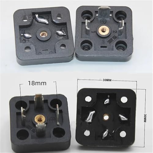 Kit électrovanne DIN43650A connecteur hydraulique 3PIN boîtier carré 18mm - 5