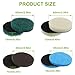 EPLZON 16pcs Electric Cleaning Brush Pad Set 4 Foam Pads 4 Kitchen Mats 4 Performance Pads 4 Microfibre Pads fit for Dremel Versa Cleaning Brush