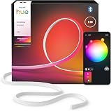 Philips Hue OmniGlow LED Strip 5 m microLED – 4500 lumens – Vivid Colours and White Light – Flexible Interior Lighting – Even Light – Can be Cut to Size – App and Voice Control - 6