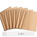 AZYC PTFE Teflon Press Sheet Non Stick 16 x 20 Transfer Paper Reusable Heat Resistant Craft Mat, 6-Pack Brown