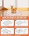 Bissap 2 Packs Guinea Pig Cage Liners, 11.8''X13.7'' Washable Guinea Pig Pee Pads Non Slip Reusable Fast and Super Absorbent Bedding for Small Animals Rabbit Hamster Chinchillas Rat - Pink