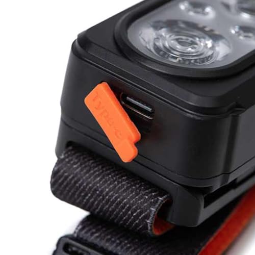 Linterna Frontal Fox Halo 500C con luz multicolor ajustable y carga USB rápida 3