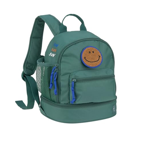 LÄSSIG Kinderrucksack mit Brustgurt Kindergartentasche...