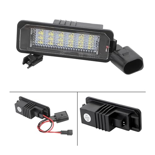Luces matrícula LED 12V para modelos VW Golf Polo Passat Scirocco 3