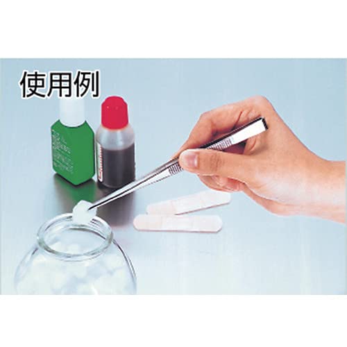 トラスコ中山(TRUSCO) ステンレス製ピンセット115 シルバー 115mm 小物つまみ作業 直タイプ(ギザ付) TSP-20 3枚目