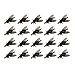 20 Pcs Fly Fishing Kit with Lifelike Artificial Fly Lures for Salmon and Trout, High Carbon Steel Hook Flies for Freshwater and Saltwater Fishing(with Hook)(Small)