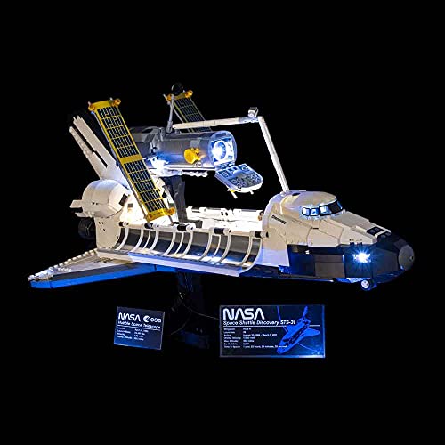 Light My Bricks - Blitzbausatz Entwickelt für Lego NASA Space Shuttle Discovery (Modellnummer 10283) Mehrfarbig