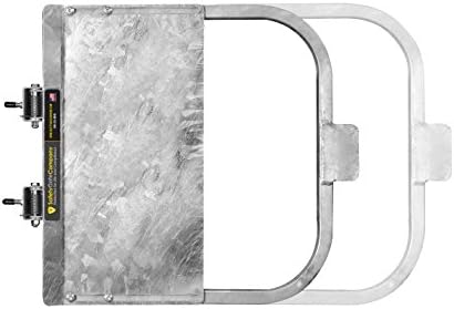 Safety Gate Company Self-Closing Gate for Flat Bar or Wall Mount 19-25" (Galvanized)