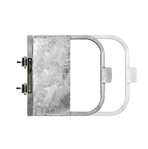 Safety Gate Company Self-Closing Gate For Flat Bar Or Wall Mount 19-25" (Galvanized) #TOP1