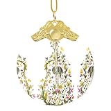 RRhgipp Flores de cristal de guitarra redonda para colgar en el árbol de Navidad, regalo para amigos, decoración del hogar 2025, fiesta de Año Nuevo