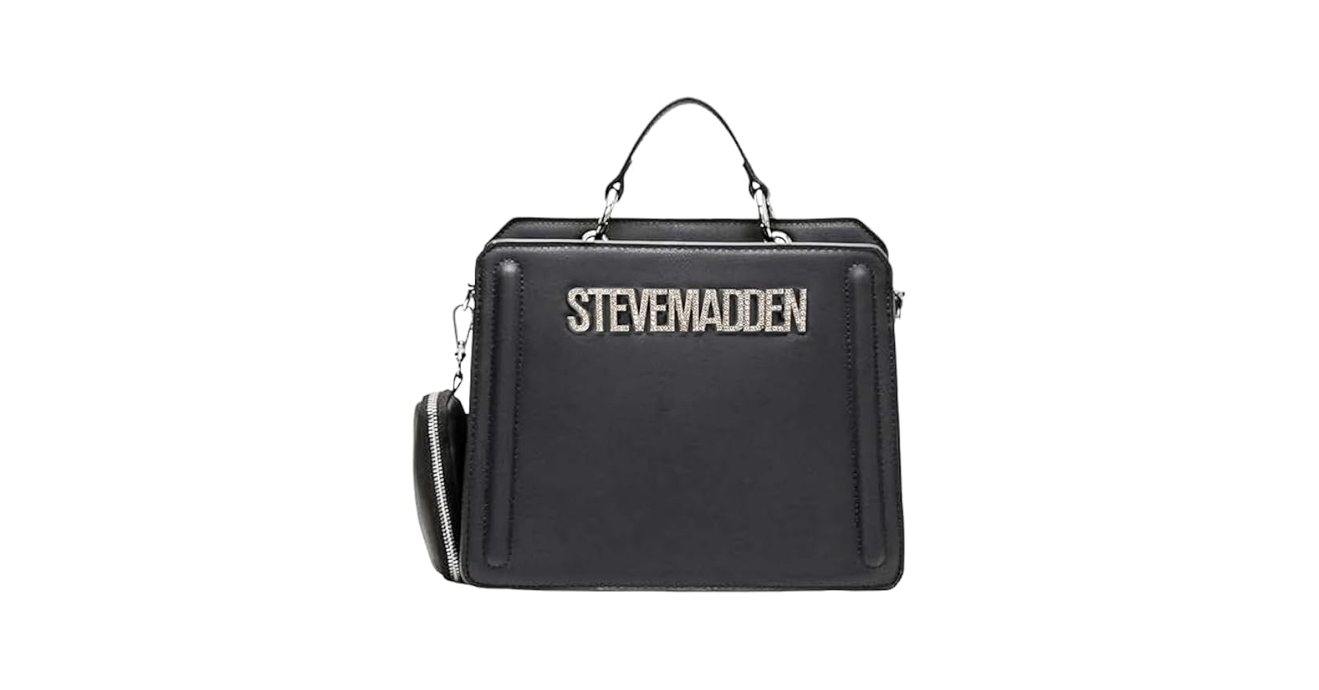 STEVE MADDEN◇ロゴ クロスボディ 人気ショルダー*送料関税込 Steve Madden Cross-Body, Black/Crystal: Handbags: Amazon.com