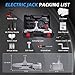 STANDTALL Electric Car Jack 3T Scissor Floor Jack Set 12V Automatic Vehicle Lift Kit for Road Emergency Tire Change Car Repair Tool for Sedans and SUV