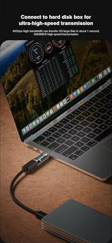 Image of WISTAR PD 140W Type C to Type C Adapter Digital Display OTG 40Gbps High Speed Transfer 8k@60Hz Screen Transmit Charging USB C Converter
