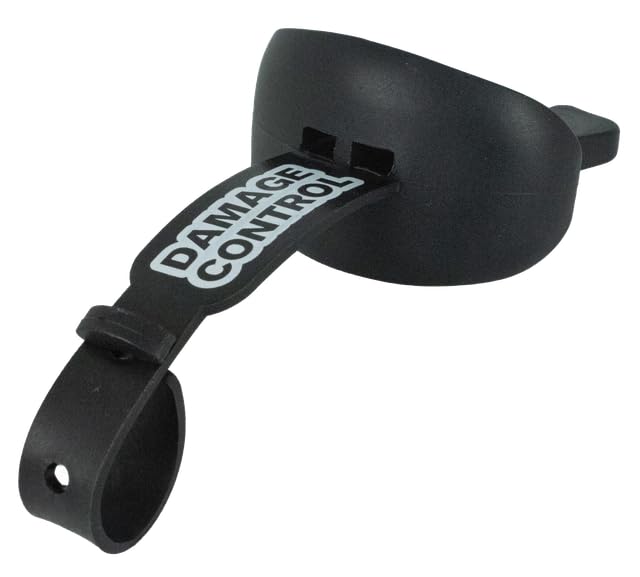 DAMAGE CONTROL Mouthguard with Permanent Helmet Strap, Youth Mouth Guard to Protect Lips & Teeth, No Boiling Pacifier, Breathable Binky Mouthpiece,