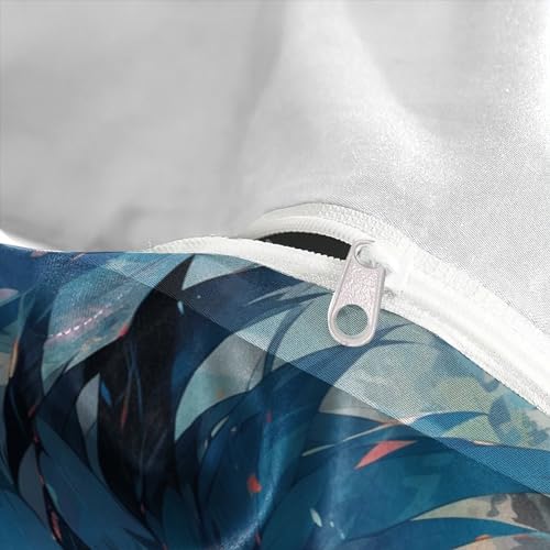 Housse de couette Coq avec fermeture éclair pratique pour lit simple - 5