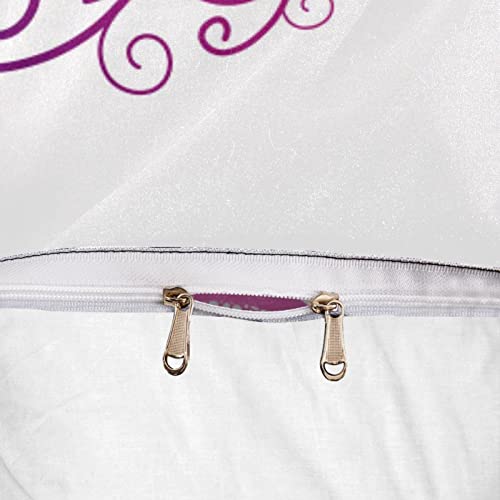 Housse de couette géométrique avec 2 taies d'oreiller pour lit double - 7